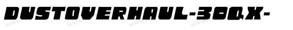 DustOverhaul-30qX字体转换