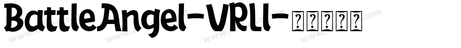 BattleAngel-VRLl字体转换