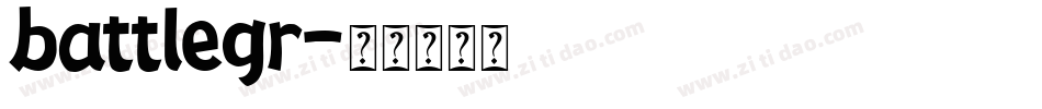 battlegr字体转换