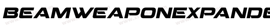 BeamWeaponExpandedItalic-pXpd字体转换