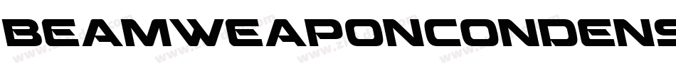 BeamWeaponCondensed-ZAz3字体转换