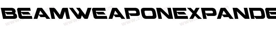 BeamWeaponExpandedItalic-pXpd字体转换
