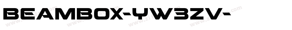 BeamBox-yw3ZV字体转换