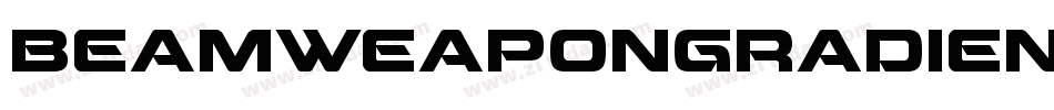 BeamWeaponGradient-Dv3D字体转换