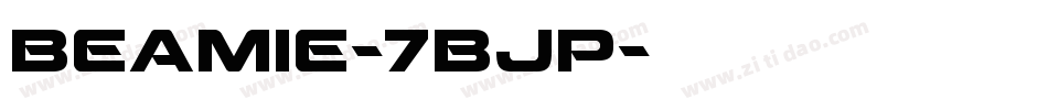 Beamie-7BJP字体转换
