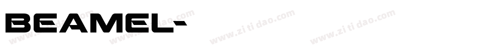 beamel字体转换