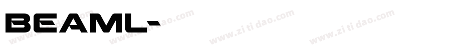 beaml字体转换