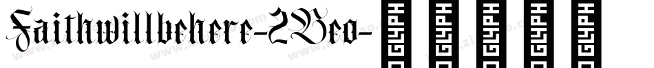 Faithwillbehere-2Beo字体转换