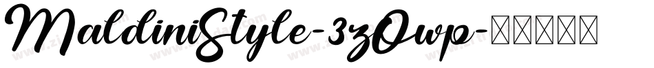 MaldiniStyle-3zOwp字体转换 MaldiniStyle-3zOwp字体转换