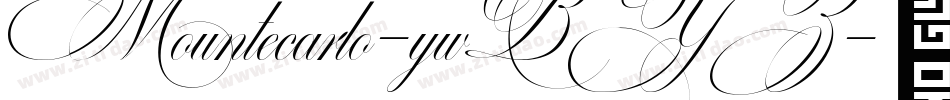 Mountecarlo-ywBYZ字体转换
