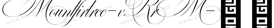 Mountfirtree-vRrM字体转换