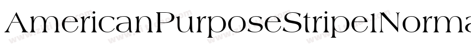 AmericanPurposeStripe1Normal-9xB5字体转换