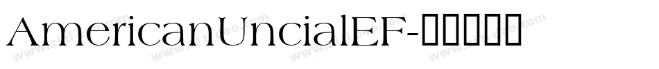 AmericanUncialEF字体转换