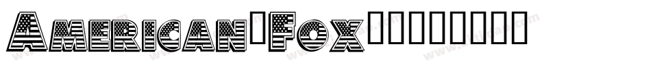 American-Fox-2字体转换