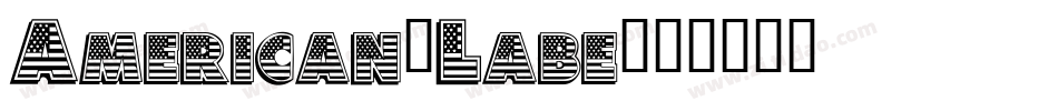 American-Labe字体转换