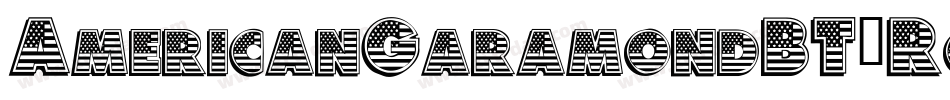 AmericanGaramondBT-Roman字体转换