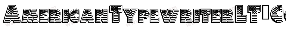 AmericanTypewriterLT-CondA字体转换