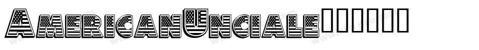 AmericanUnciale字体转换
