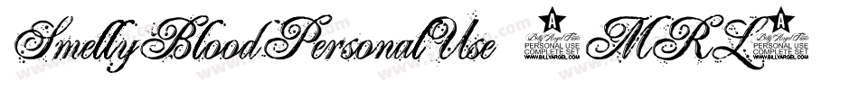 SmellyBloodPersonalUse-8MRL0字体转换