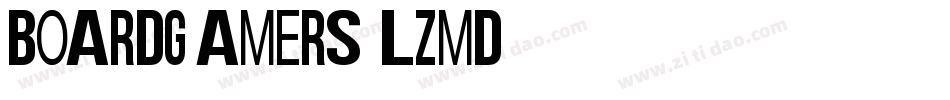 Boardgamers-lzmd字体转换