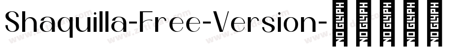 Shaquilla-Free-Version字体转换