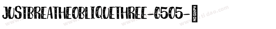 JustBreatheObliquethree-g5O5字体转换