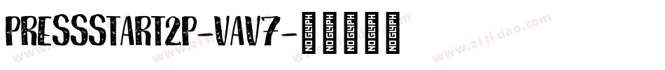 PressStart2P-vaV7字体转换