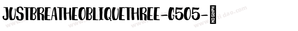 JustBreatheObliquethree-g5O5字体转换