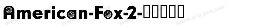 American-Fox-2字体转换