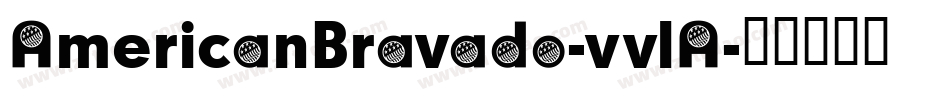 AmericanBravado-vvlA字体转换