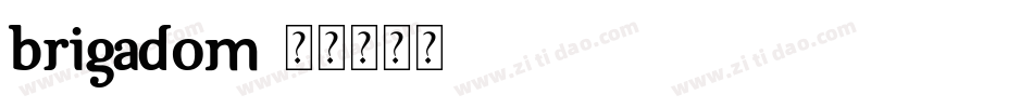brigadom字体转换