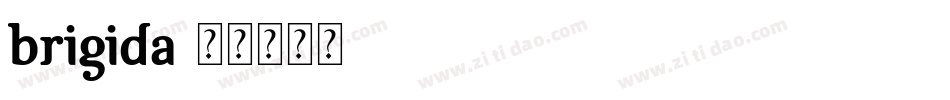 brigida字体转换