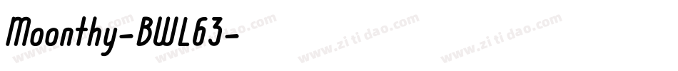 Moonthy-BWL63字体转换