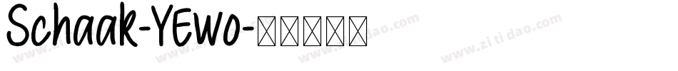 Schaak-YEwo字体转换
