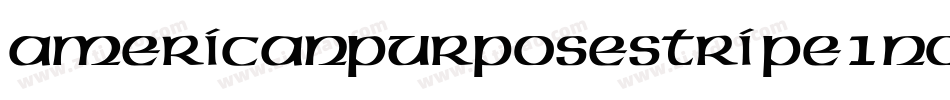 AmericanPurposeStripe1NormalItalic-y205字体转换