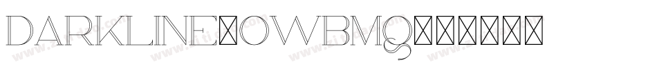 Darkline-owBMq字体转换