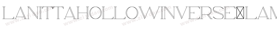 LanittaHollowInverse-laMq字体转换