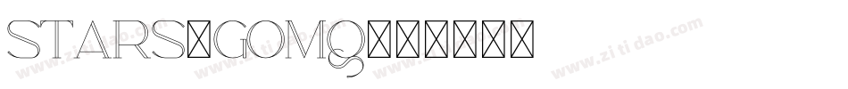 Stars-GoMq字体转换
