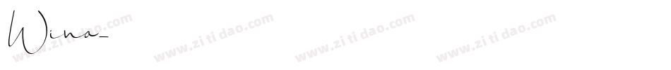 Wina字体转换