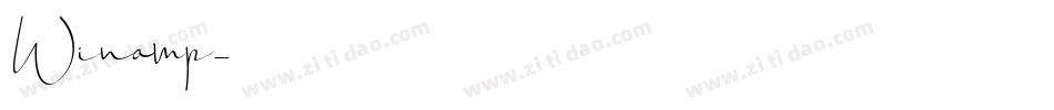 Winamp字体转换