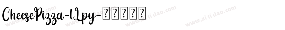 CheesePizza-lLpy字体转换
