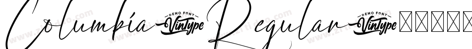 Columbia-Regular字体转换