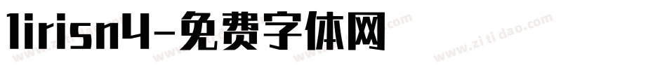 1irisn4字体转换