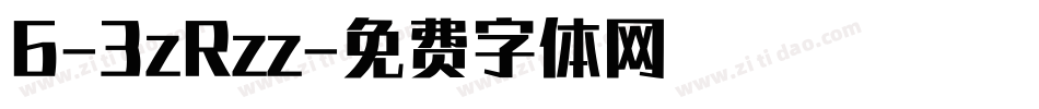6-3zRzz字体转换