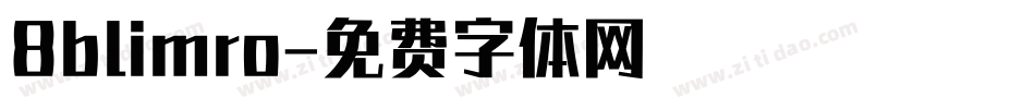 8blimro字体转换