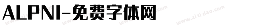 ALPNI字体转换