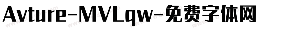 Avture-MVLqw字体转换