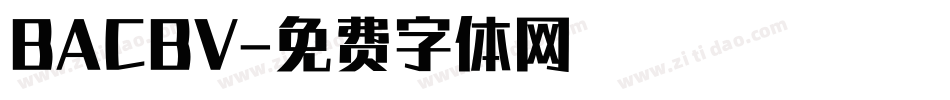 BACBV字体转换