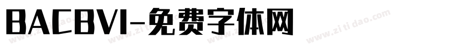 BACBVI字体转换