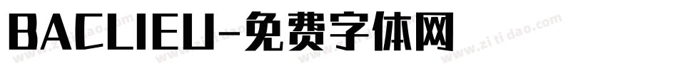 BACLIEU字体转换
